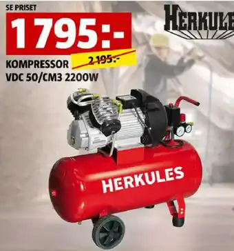 Herkules kompressor vdc 50/cm3 2200w