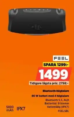 Power Feel bluetooth-högtalare erbjuda