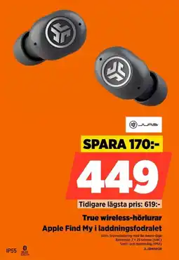 Power JLab True wireless-hörlurar erbjuda