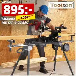 Bauhaus Toolson sågbord för kap- & gersåg erbjuda