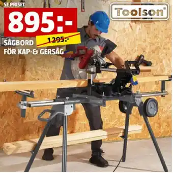 Toolson sågbord för kap- & gersåg