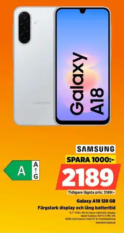 Power Samsung galaxy a18 erbjuda