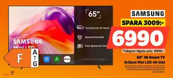 Samsung 65" 4K Smart TV