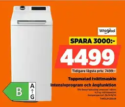 Power Whirlpool toppmatad tvättmaskin erbjuda
