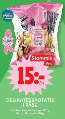 ICA Maxi Stammis delikatesspotatis erbjuda