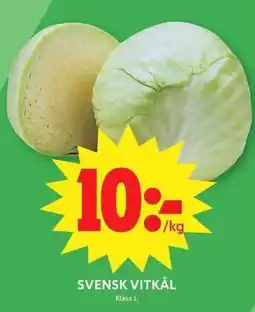 ICA Maxi Vitkål erbjuda