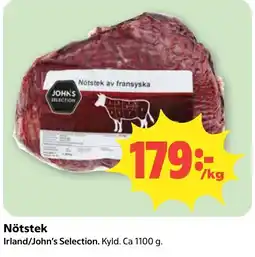 Coop Nära John's Selection Nötstek erbjuda
