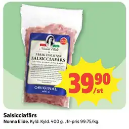 Coop Nära Nonna Elide Salsicciafär erbjuda