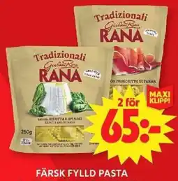ICA Maxi Rana färsk fylld pasta erbjuda