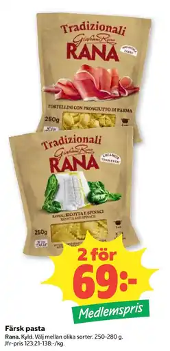 Coop Nära Rana färsk pasta erbjuda
