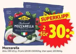 ICA Supermarket Zeta Mozzarella erbjuda