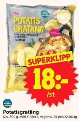 ICA Supermarket Ica potatisgratäng erbjuda