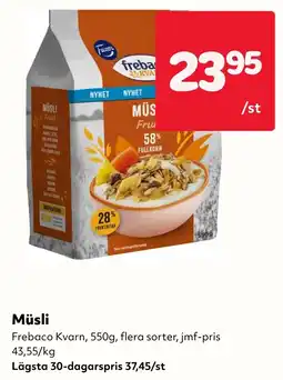 MatArket Frebaco Kvarn Müsli erbjuda