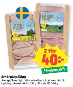 Coop Konsum Svea Smörgåspålegg erbjuda