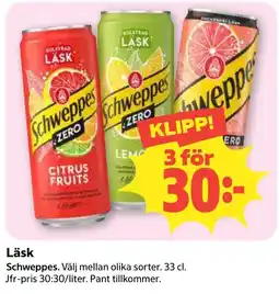 Coop Konsum Schweppes Läsk erbjuda
