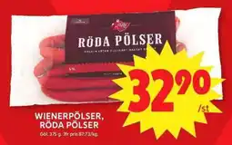 ICA Maxi Göl röda pölser erbjuda