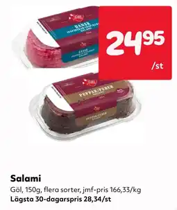 MatArket Göl salami erbjuda