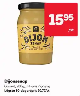 MatArket Garant dijonsenap erbjuda