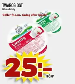 Din Mat Twarog ost erbjuda