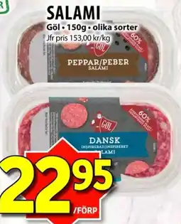 Matvärlden Tensta Gol salami erbjuda