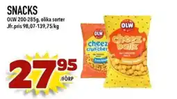 Din Mat Olw snacks erbjuda