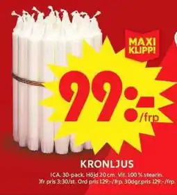 ICA Maxi Kronljus erbjuda