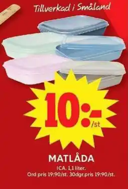 ICA Maxi Matlåda erbjuda