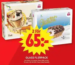 ICA Maxi Sia glass flerpack erbjuda