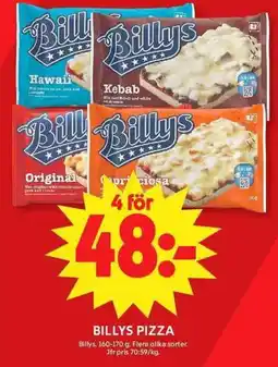 ICA Maxi Billys pizza erbjuda