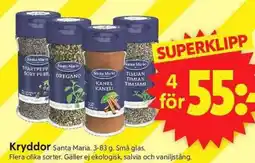 ICA Supermarket Kryddor Santa Maria erbjuda