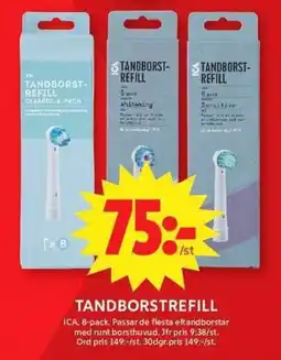 ICA Maxi Tandborstrefill erbjuda