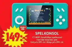ICA Maxi Spelkonsol CT-883P erbjuda