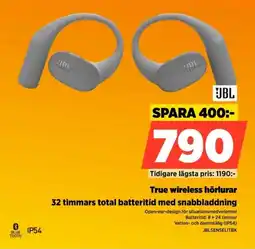 Power Jbl true wireless hörlurar erbjuda