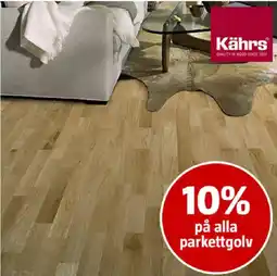 Bauhaus Kährs parkettgolv erbjuda
