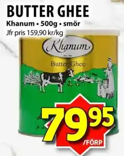 Matvärlden Tensta Khanum butter ghee erbjuda