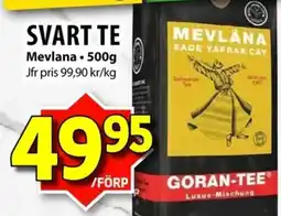 Matvärlden Tensta Mevlana svart te erbjuda