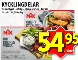 Matvärlden Tensta Max hot chicken wings erbjuda