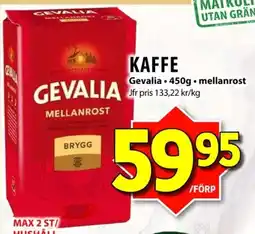 Matvärlden Tensta Gevalia kaffe mellanrost erbjuda