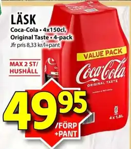 Matvärlden Tensta Coca-Cola Original Taste erbjuda