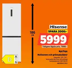 Power Hisense kyl/frys erbjuda