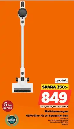 Power Point skaftdammsugare erbjuda