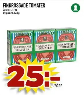 Garant finkrossade tomater