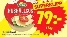 ICA Supermarket Arla Hushållsost erbjuda