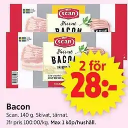 ICA Supermarket Scan Bacon erbjuda