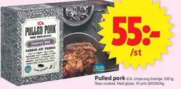 ICA Supermarket Ica pulled pork erbjuda