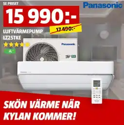 Bauhaus Panasonic luftvärme pump lz25tke erbjuda