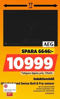 Power Aeg induktionshäll erbjuda