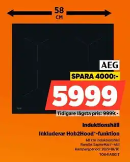 Power Aeg induktionshäll erbjuda