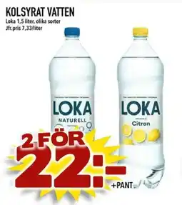 Din Mat Loka kolsyrat vatten erbjuda