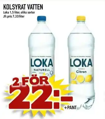 Loka kolsyrat vatten